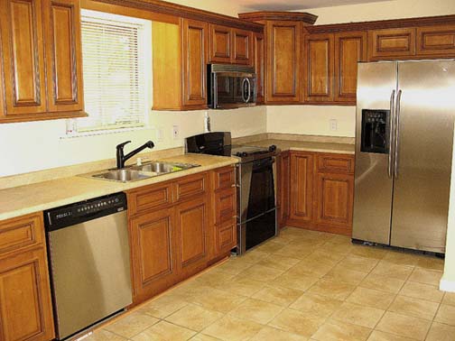 Beautiful
                        updated kitchen furnished with Top-Of-The-Line
                        Appliances