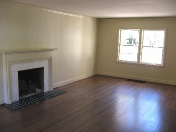 West Glenwood Living Room with fireplace!